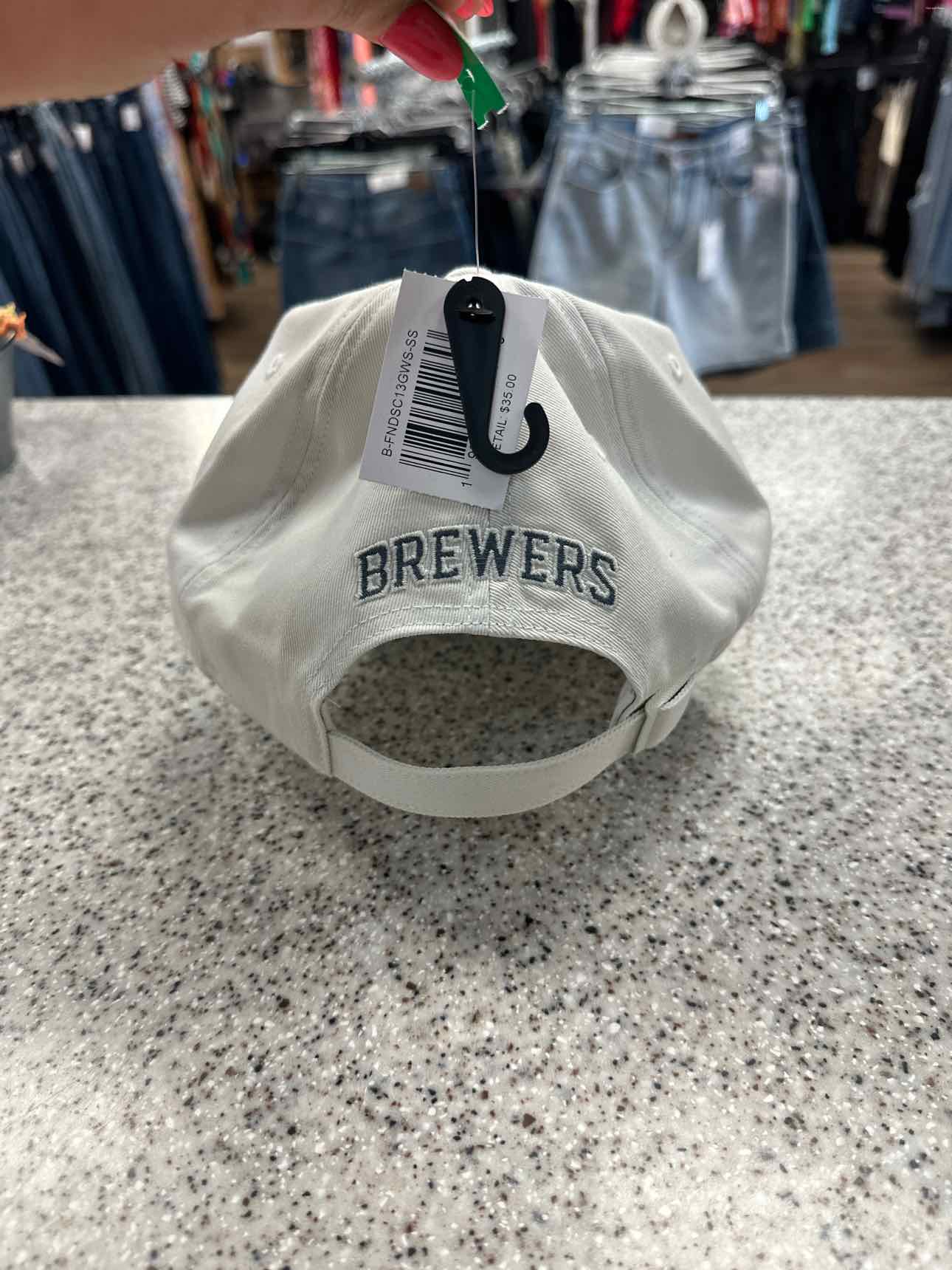 47 Brand NEW MKE Brewers baseball cap One Size Grey Hat