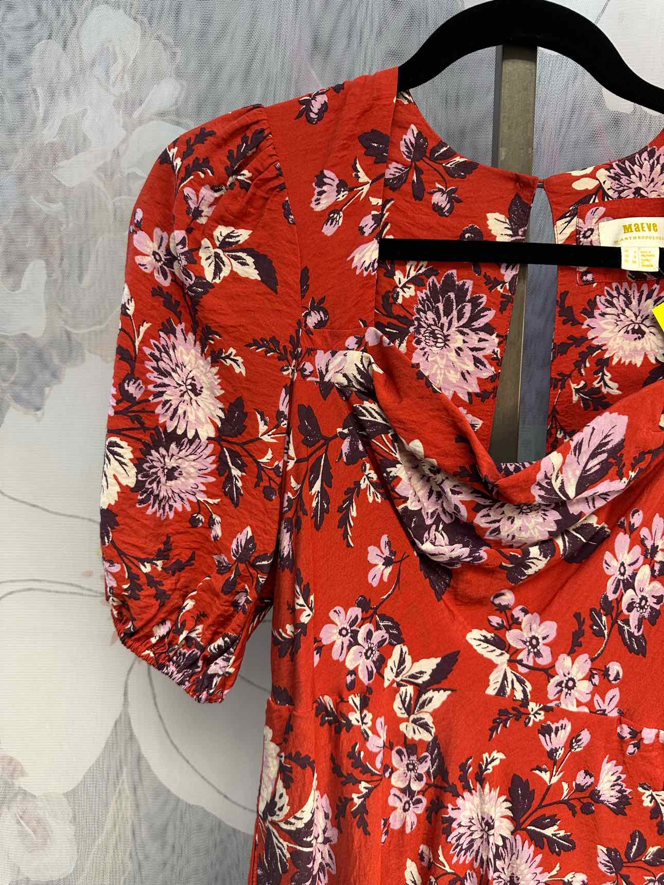 Maeve Size 0 Red Dress
