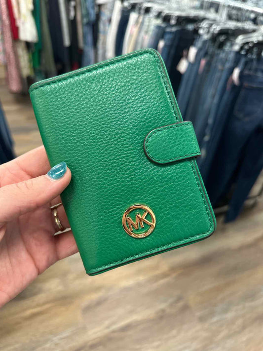 Michael Michael Kors Size Small Green Wallet