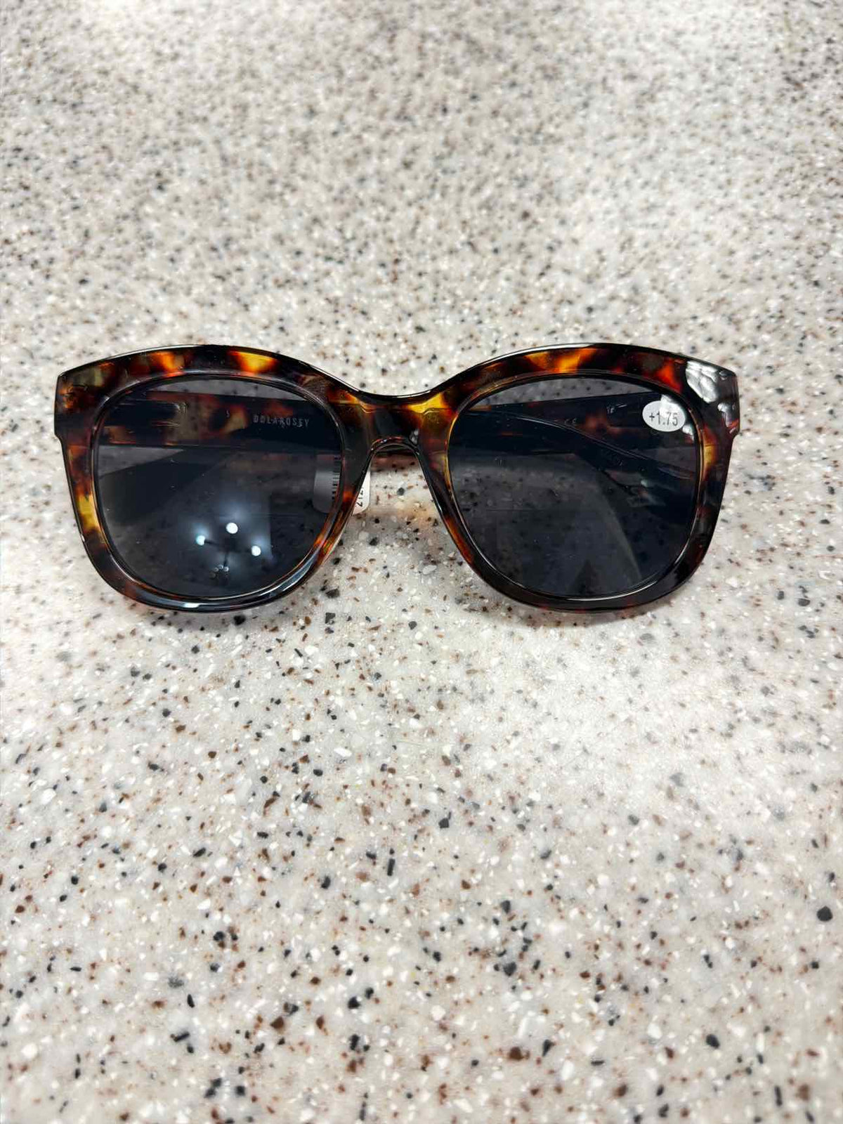 Tortoise Shell or Solid Cheater Reader Sunglasses