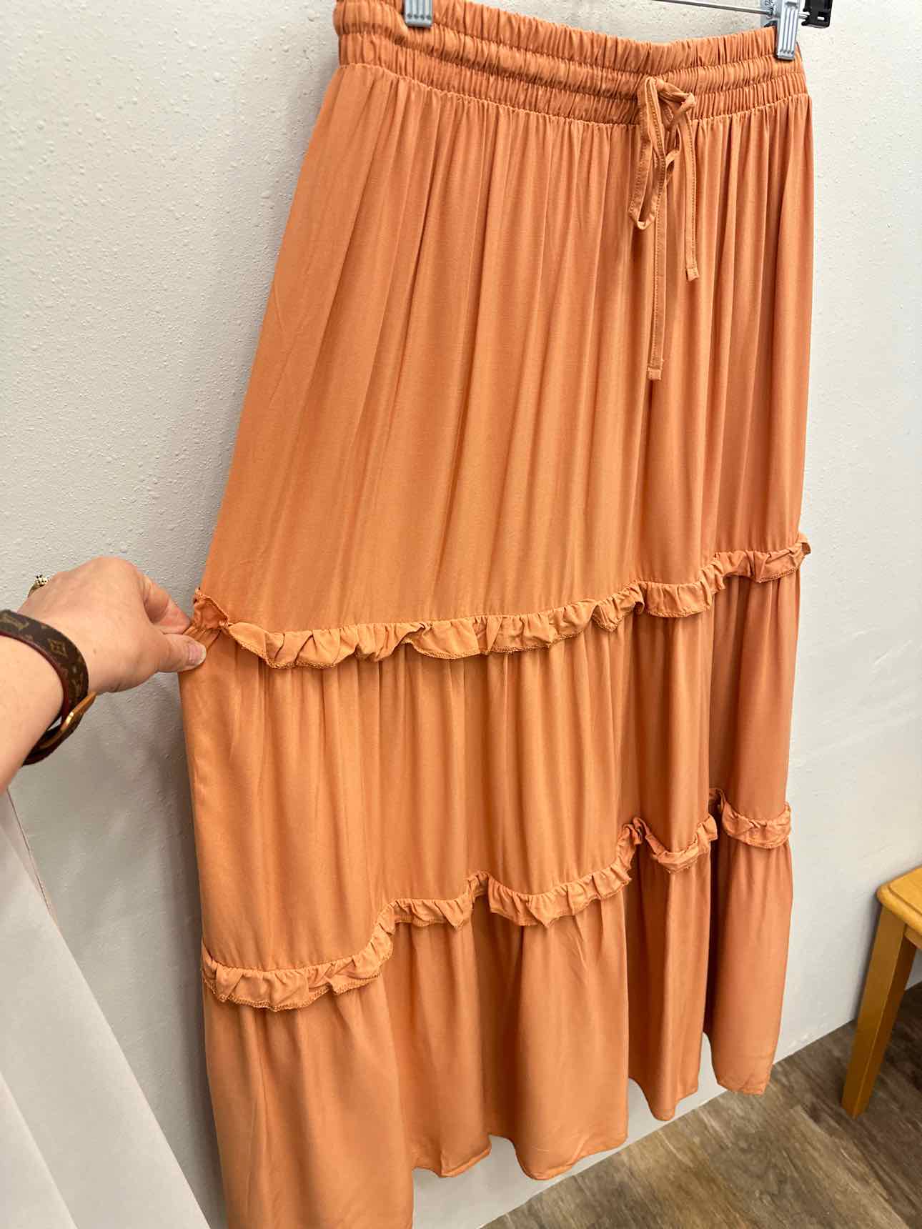Zenana Size XL Burnt Orange Skirt