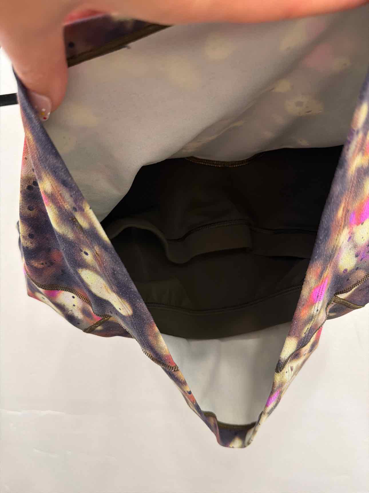 Lululemon Size 10 Olive Align high neck crop tank top with shelf bra Athletics