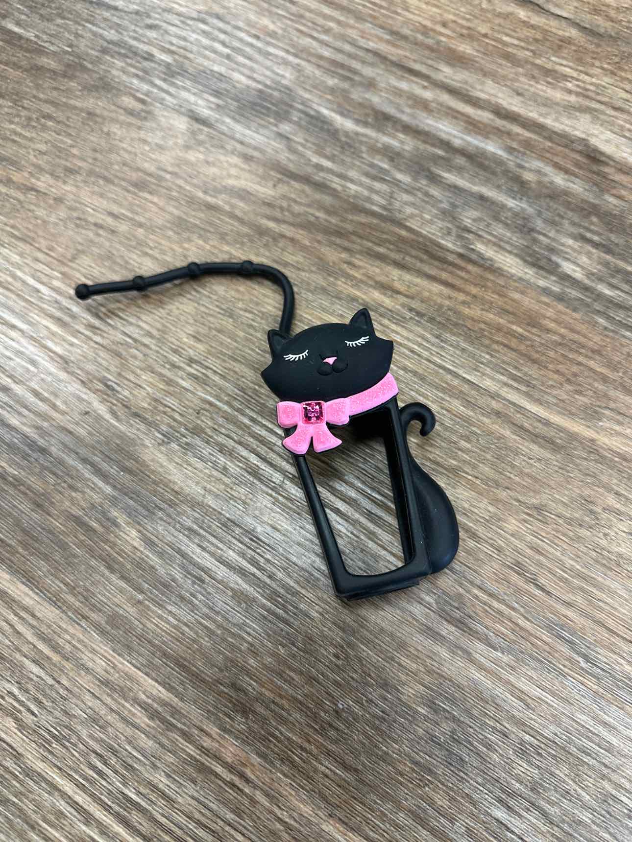 Bath & Body Works Black Cat Pocket-back Bag Charm Key Chain