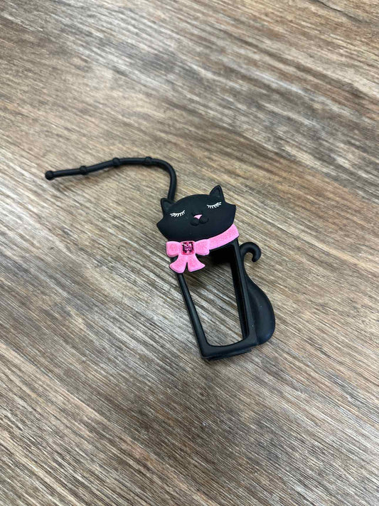 Bath & Body Works Black Cat Pocket-back Bag Charm Key Chain