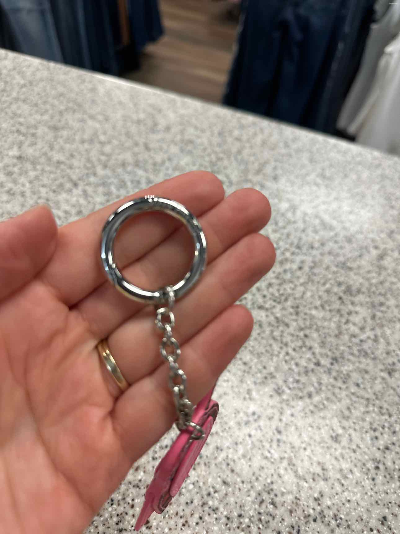 Vera Bradley Birdie double sided Pink Key Chain