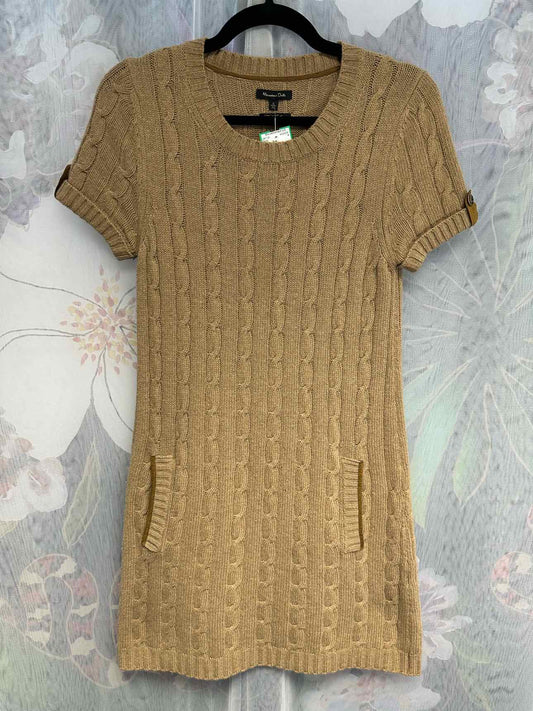 Massimo Dutti Size 5 Brown Dress