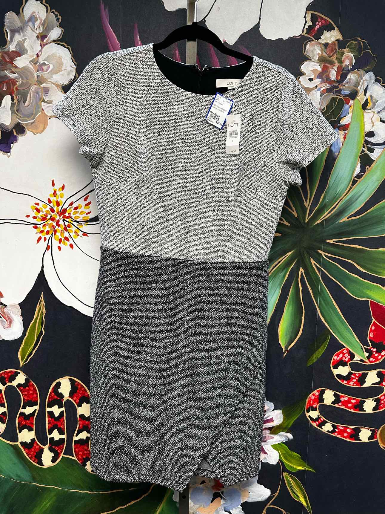 LOFT Size Small Grey Dress