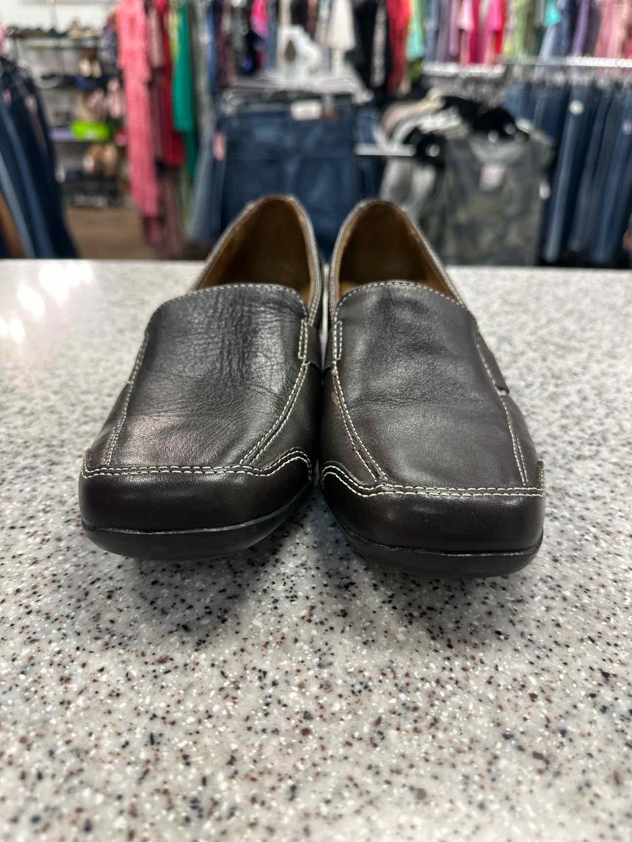 Natural Soul Size 8 Dark Brown Shoes