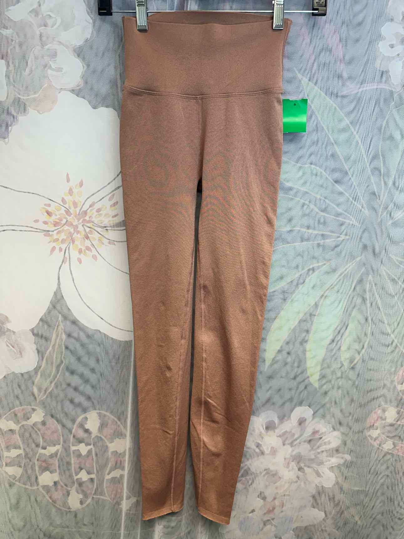Fabletics High Waist Sculptknit Size Small Tan Leggings