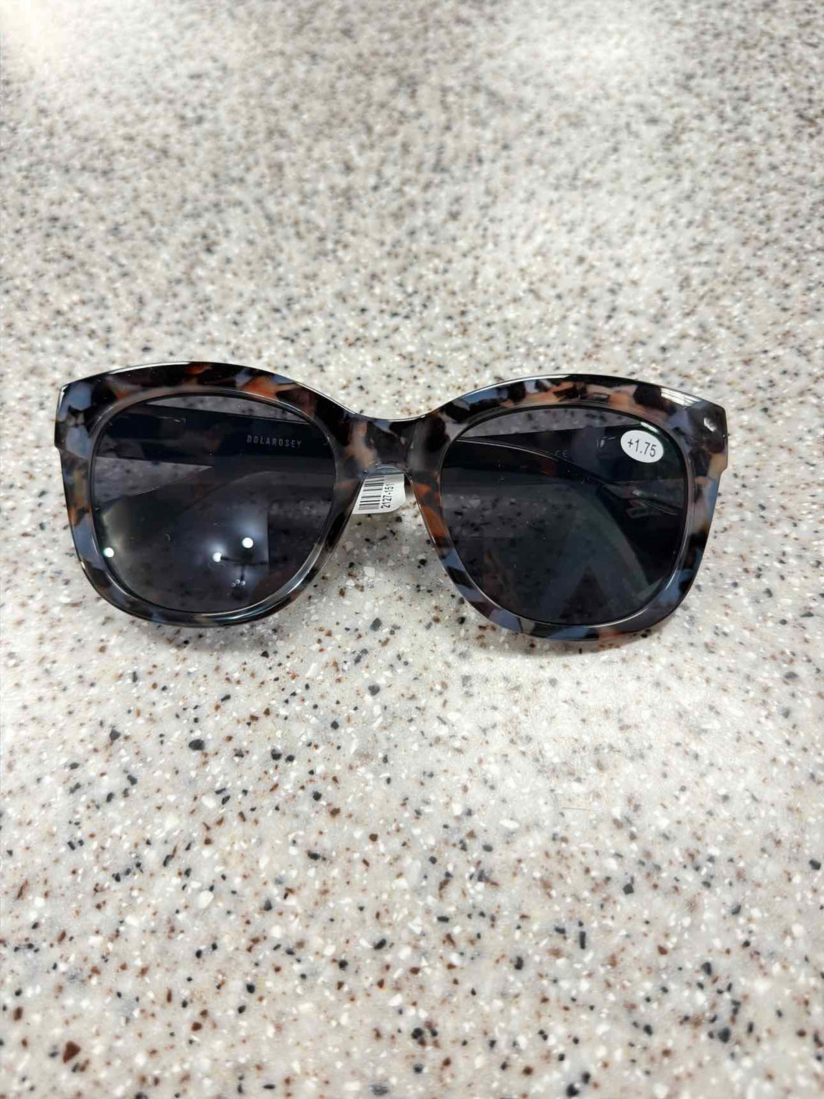 Tortoise Shell or Solid Cheater Reader Sunglasses