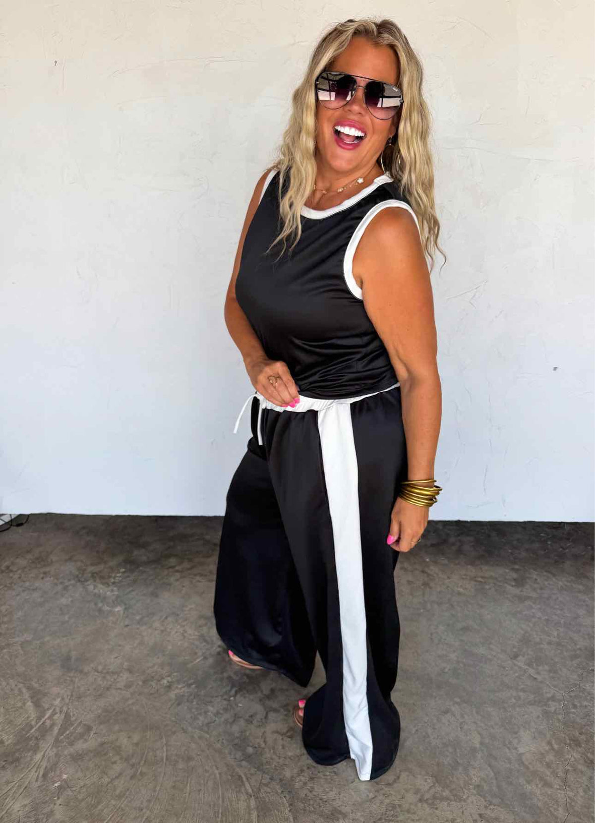 First Class Scuba Top and Jogger Pants Set