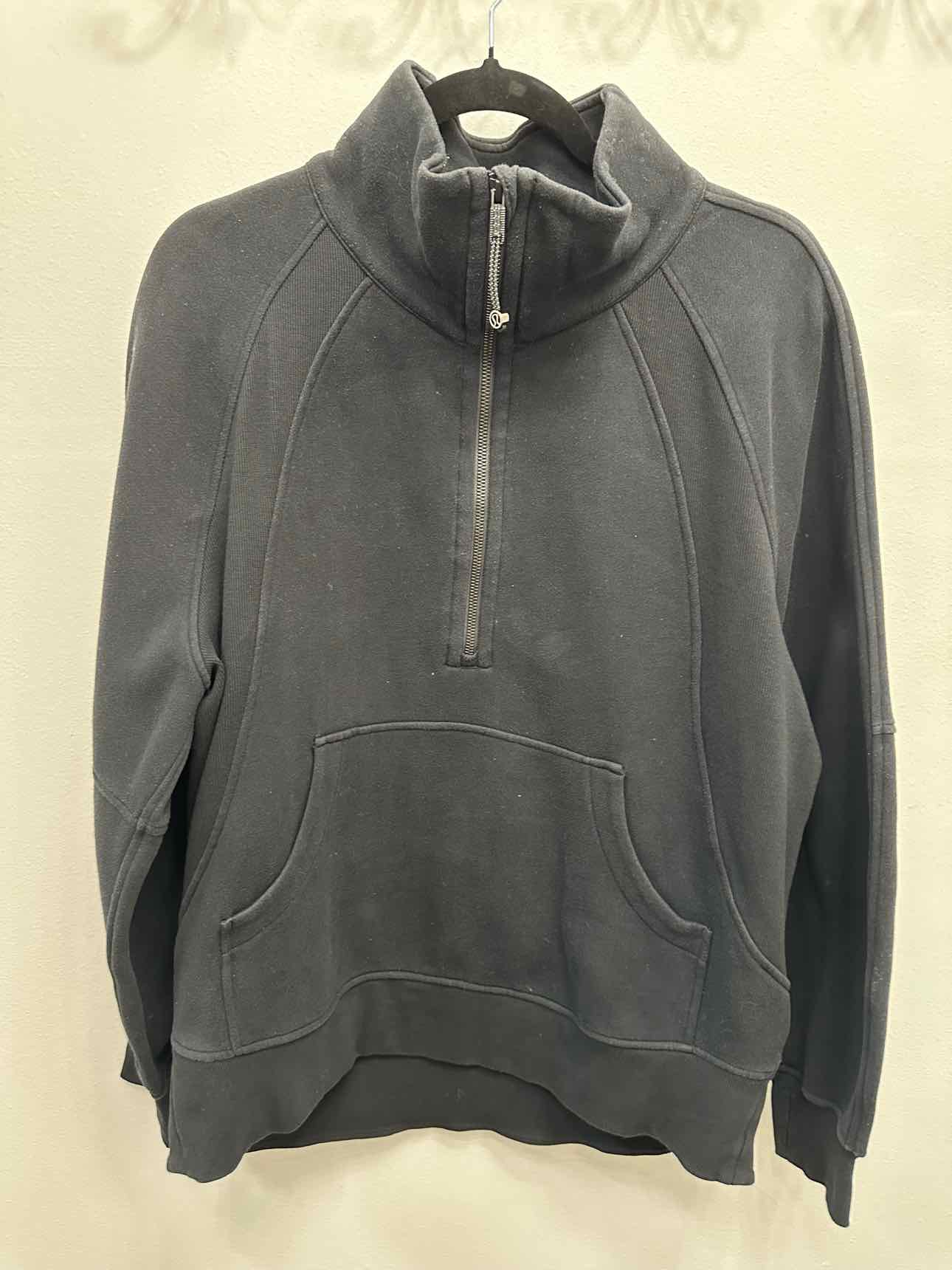 Lululemon Scuba Oversized Half Zip Mock Neck Size M/L Black Sweatshirt