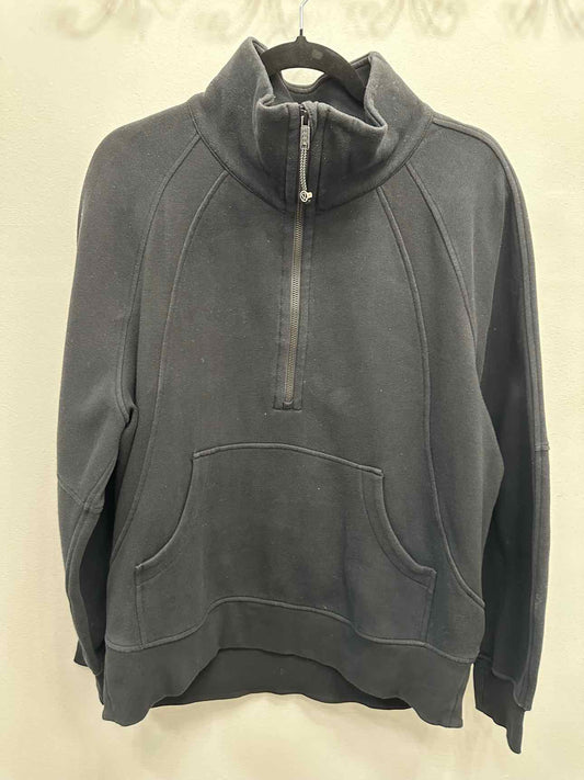Lululemon Scuba Oversized Half Zip Mock Neck Size M/L Black Sweatshirt