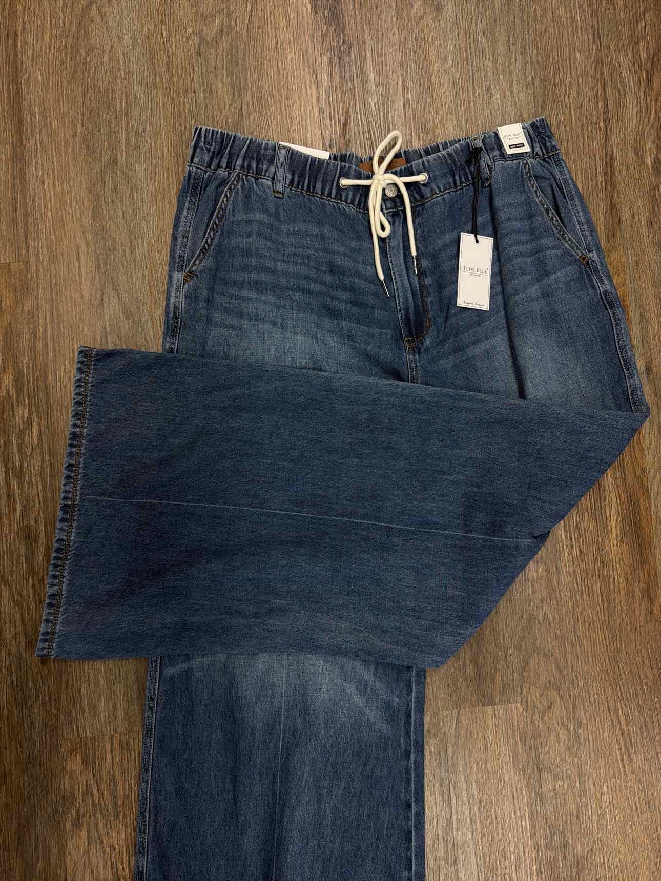 Judy Blue Palazzo Featherweight Rigid Elastic Waist