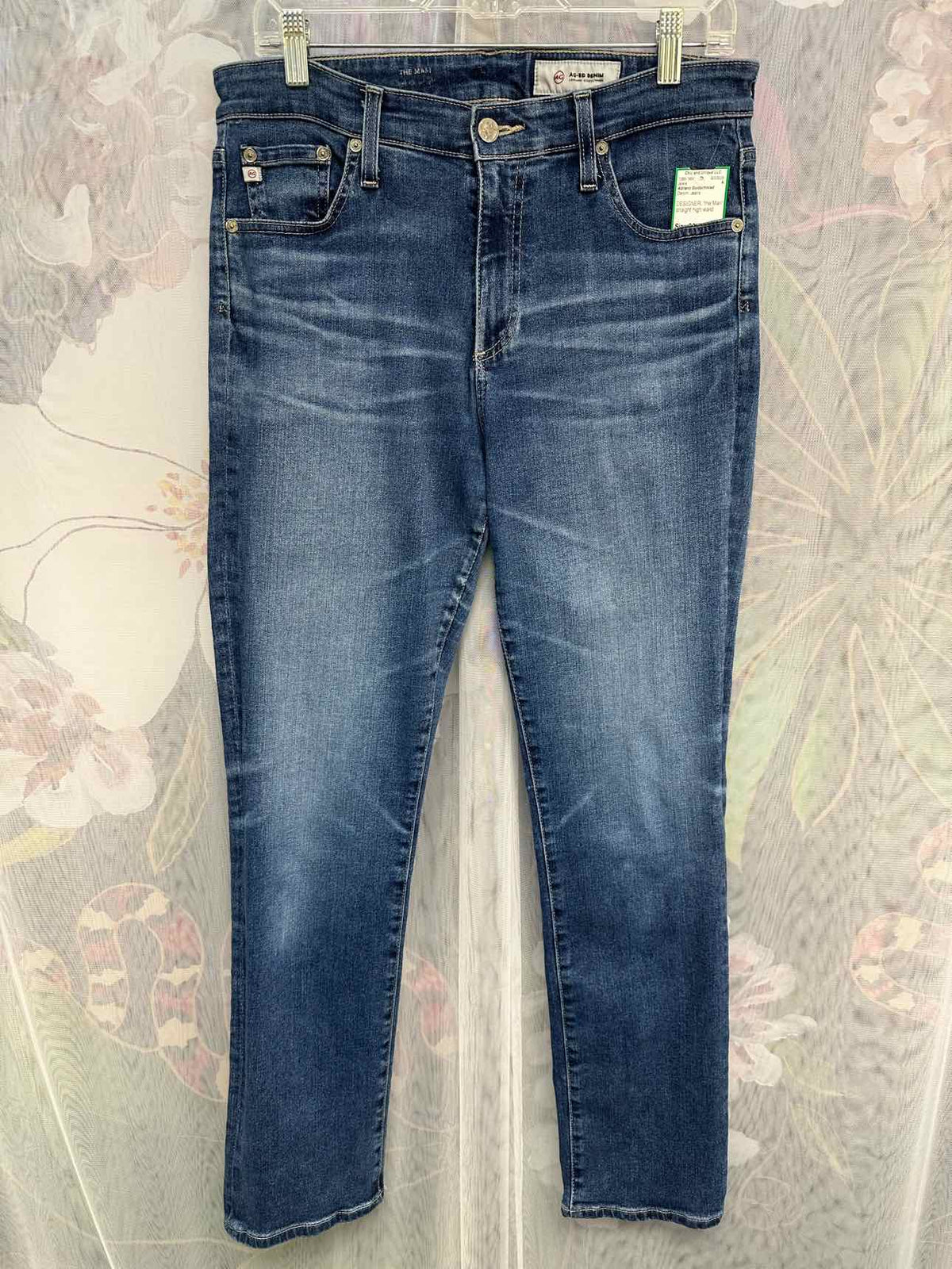 Adriano Goldschmied The Mari Straight Fit High Waist Size 30 Denim Jeans