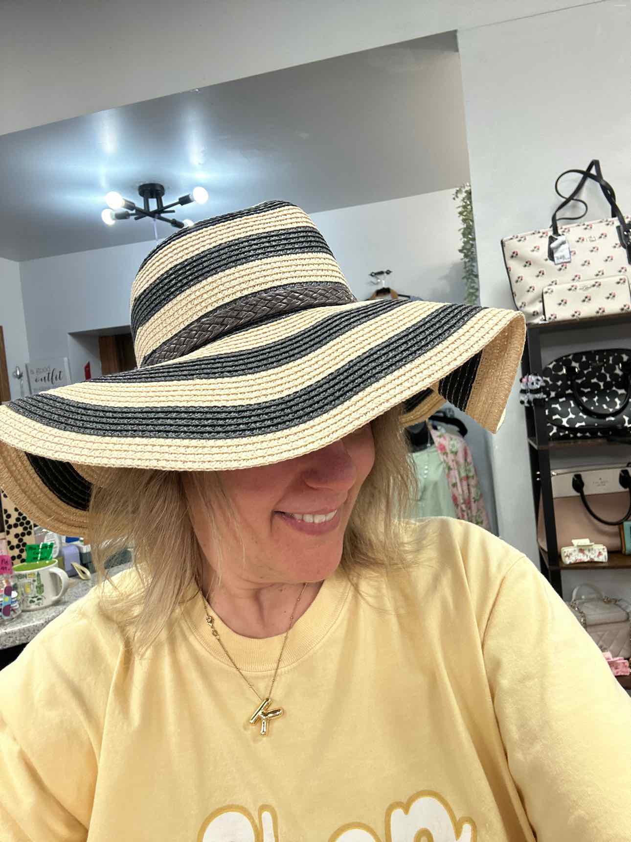 Unbranded Size One Size Tan/Black Hat