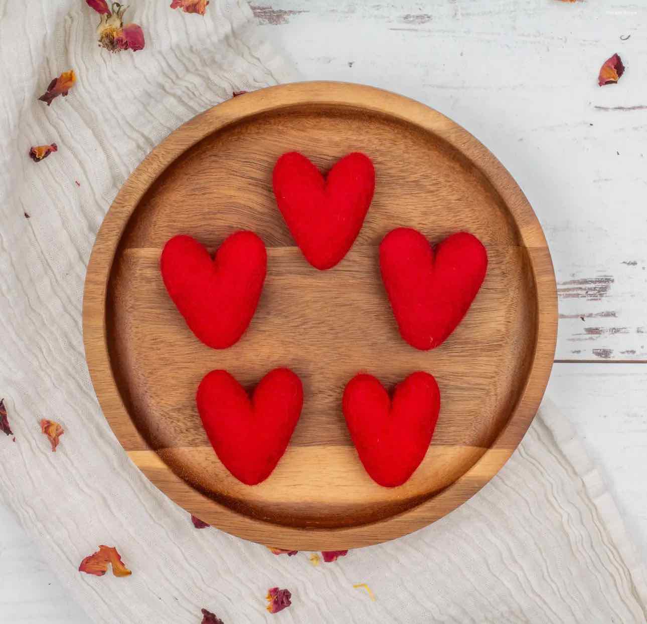 Wool XS Heart Shaped Drawer Freshener