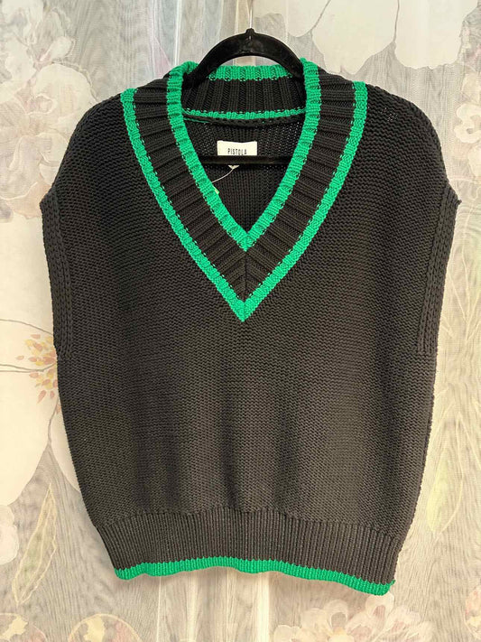 Pistola Size Small Black/Green Top