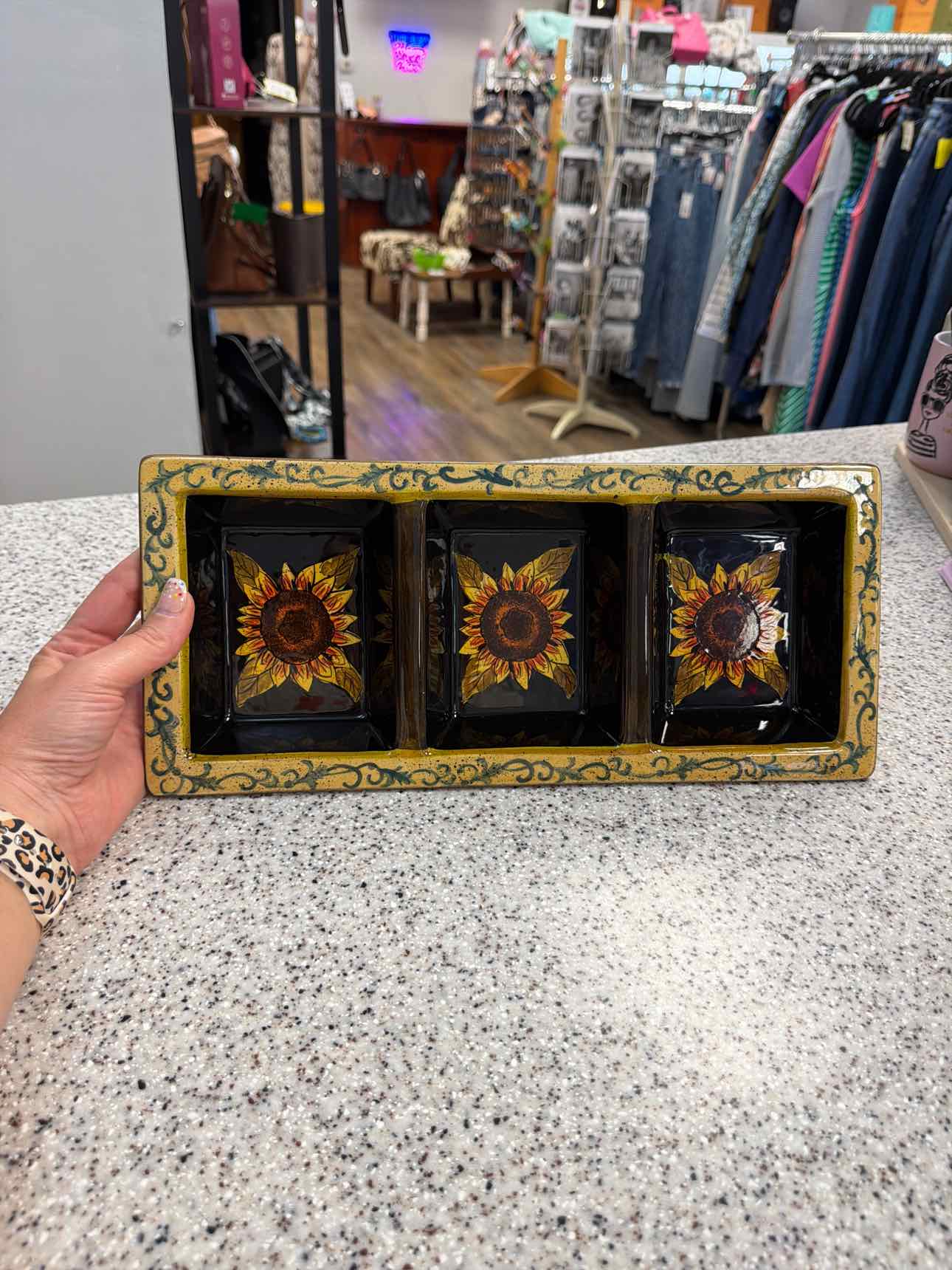 Hobby Lobby Black/Yellow Home Decor