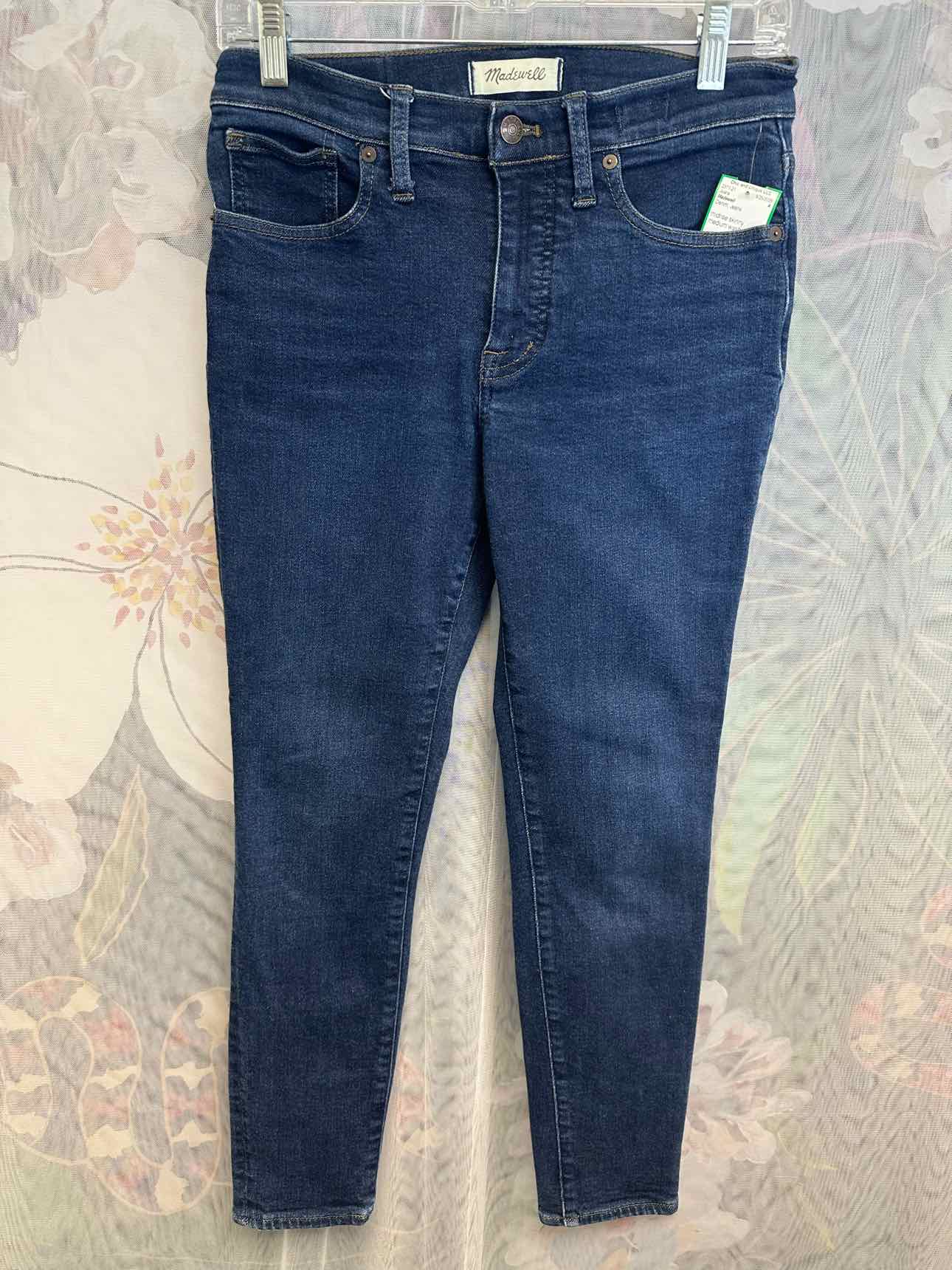 Madewell 9" Midrise Skinny Medium Wash Size 28 Denim Jeans