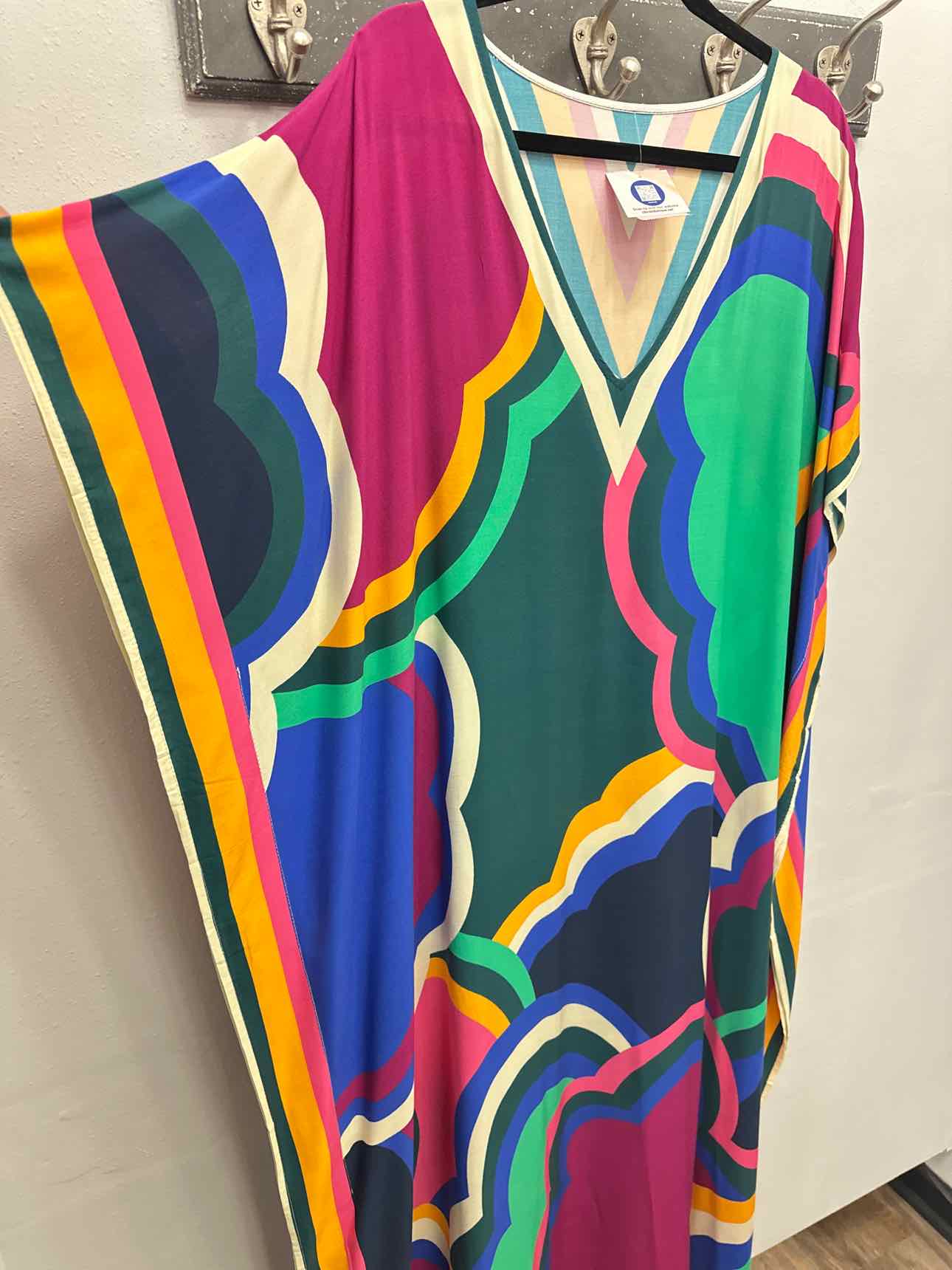 Kaftan Dress V-Neck Swimsuit Beach Cover Up Mumu MuuMuu Dress