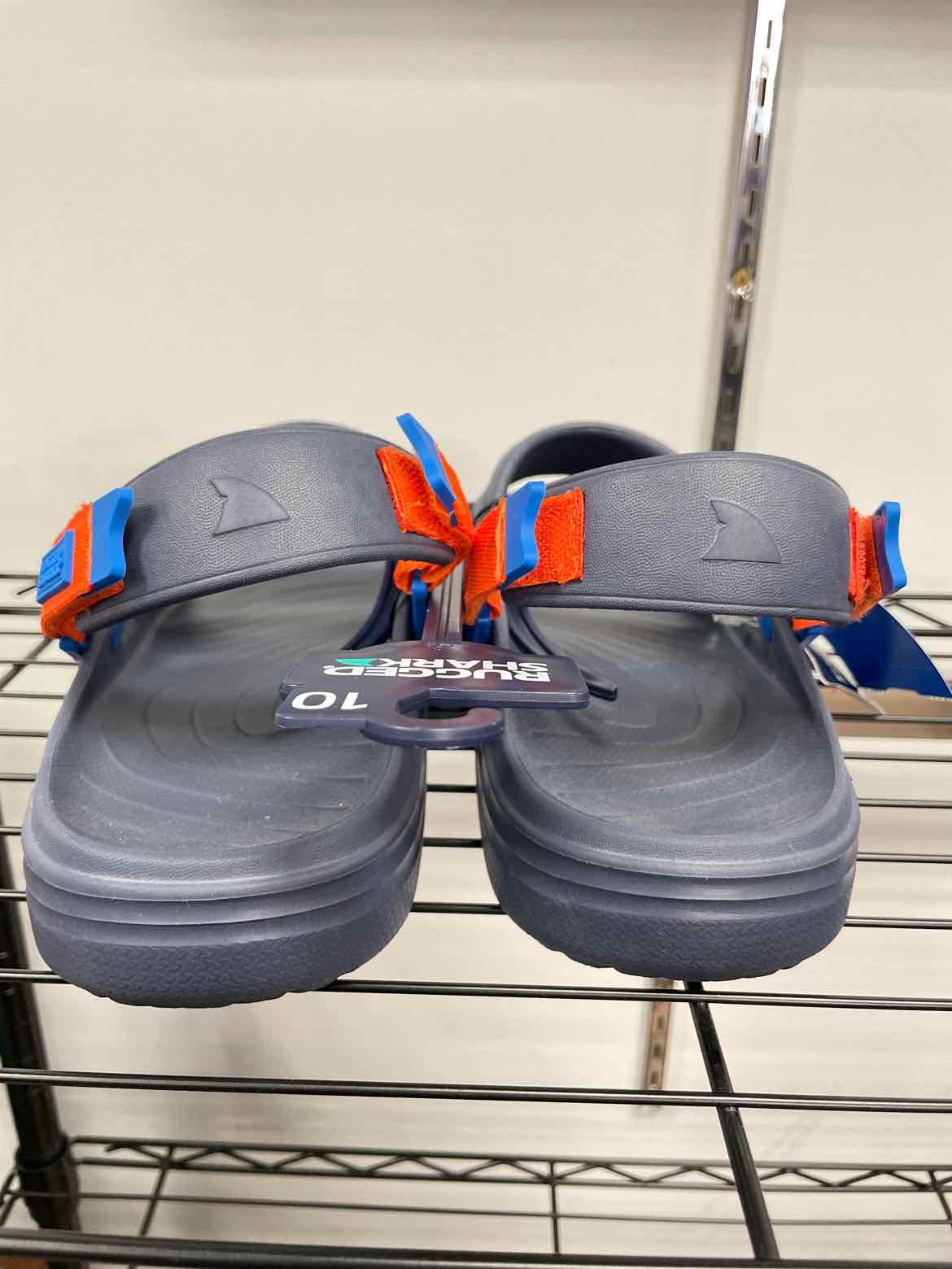 Rugged Shark Size 10 Navy sandal