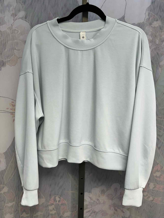 Lululemon Scuba Oversize Crewneck Sweater 8 Light Blue