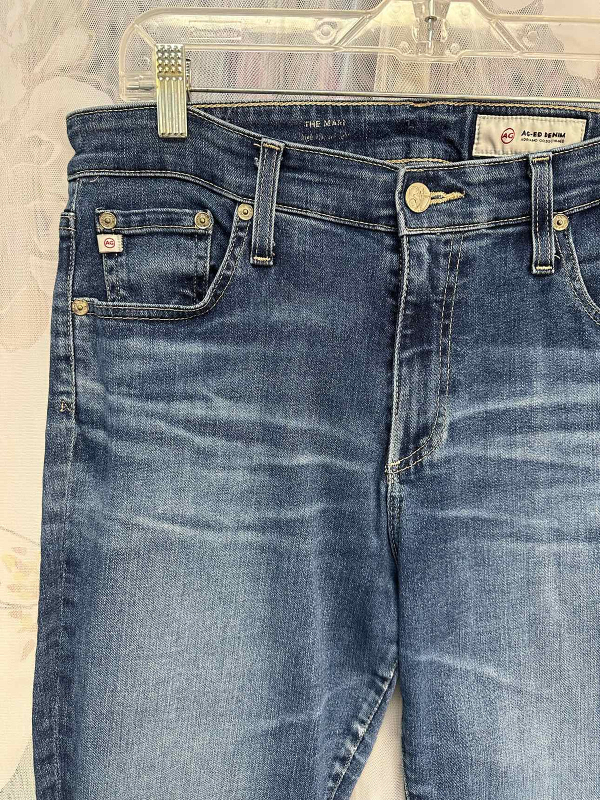 Adriano Goldschmied The Mari Straight Fit High Waist Size 30 Denim Jeans
