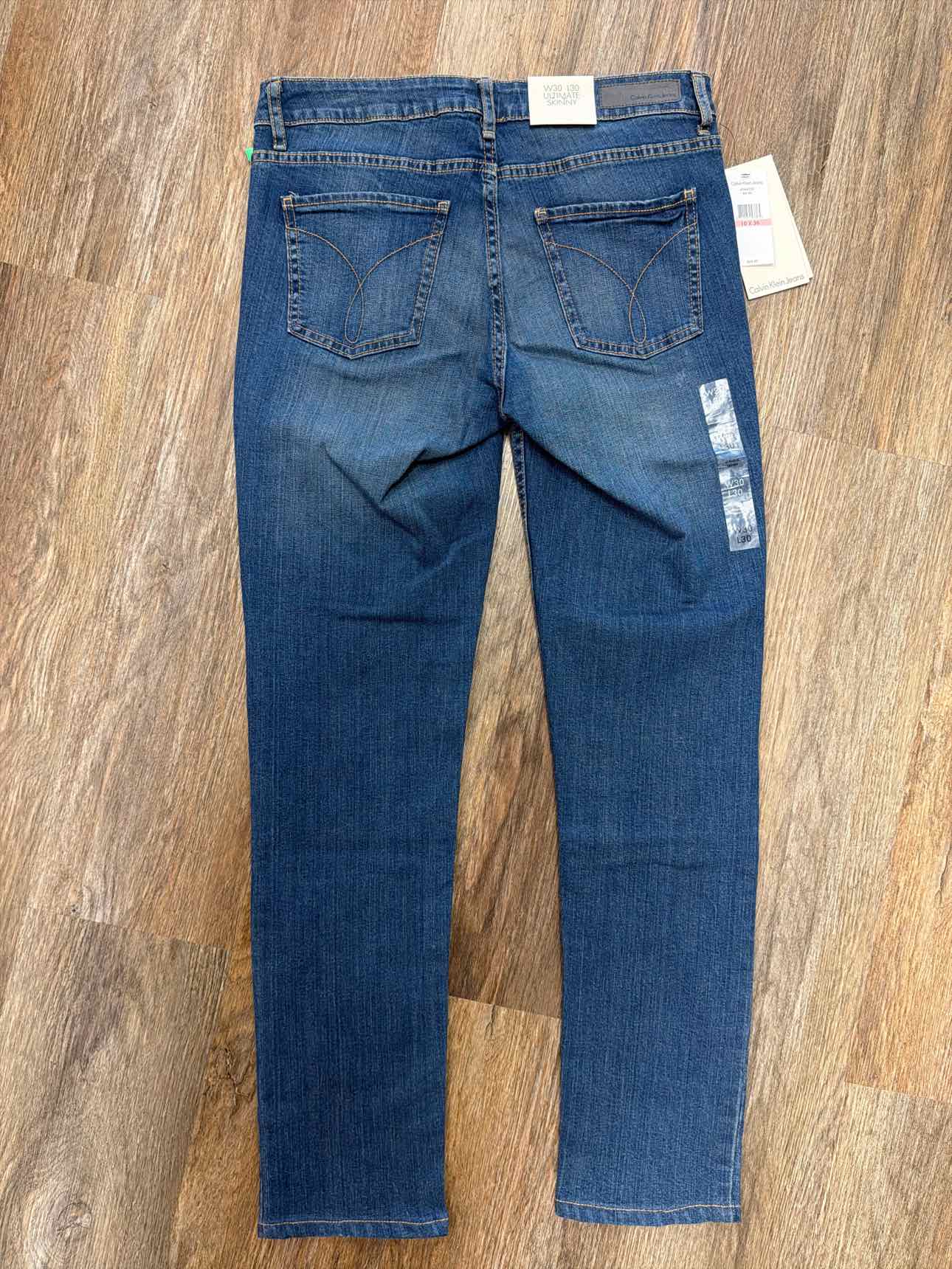 Calvin Klein NEW Ultimate Skinny Denim Jeans 30x30 Denim Jeans
