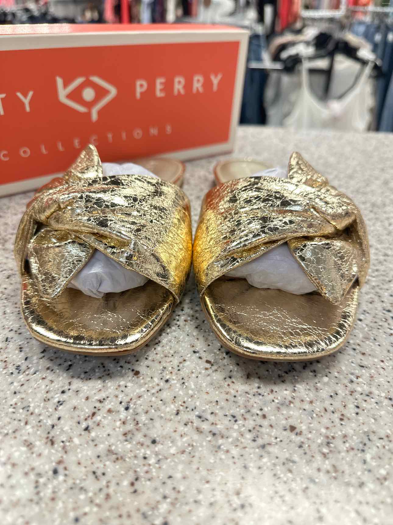 Katy Perry Size 8.5 GOLD sandal