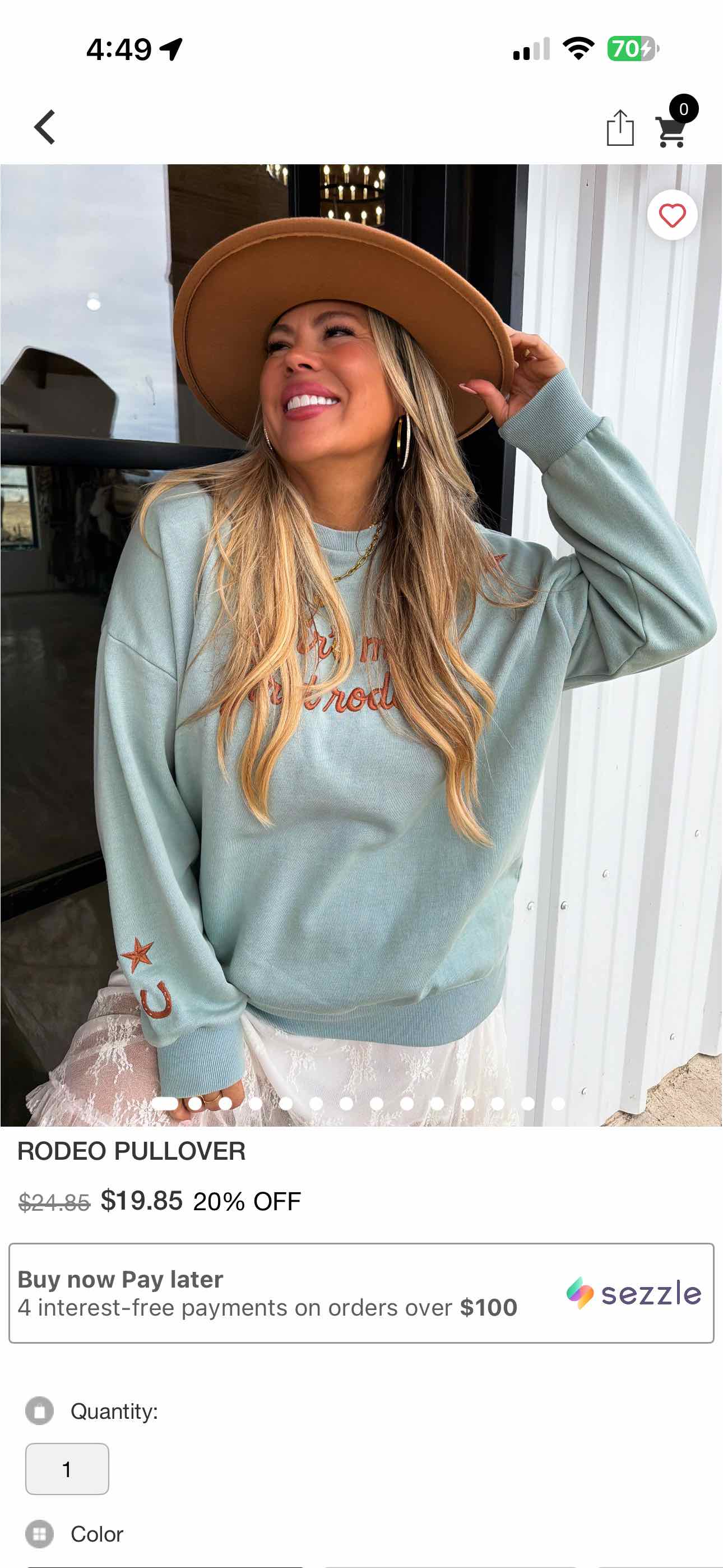 This Ain't My First Rodeo Pullover Sweatshirt