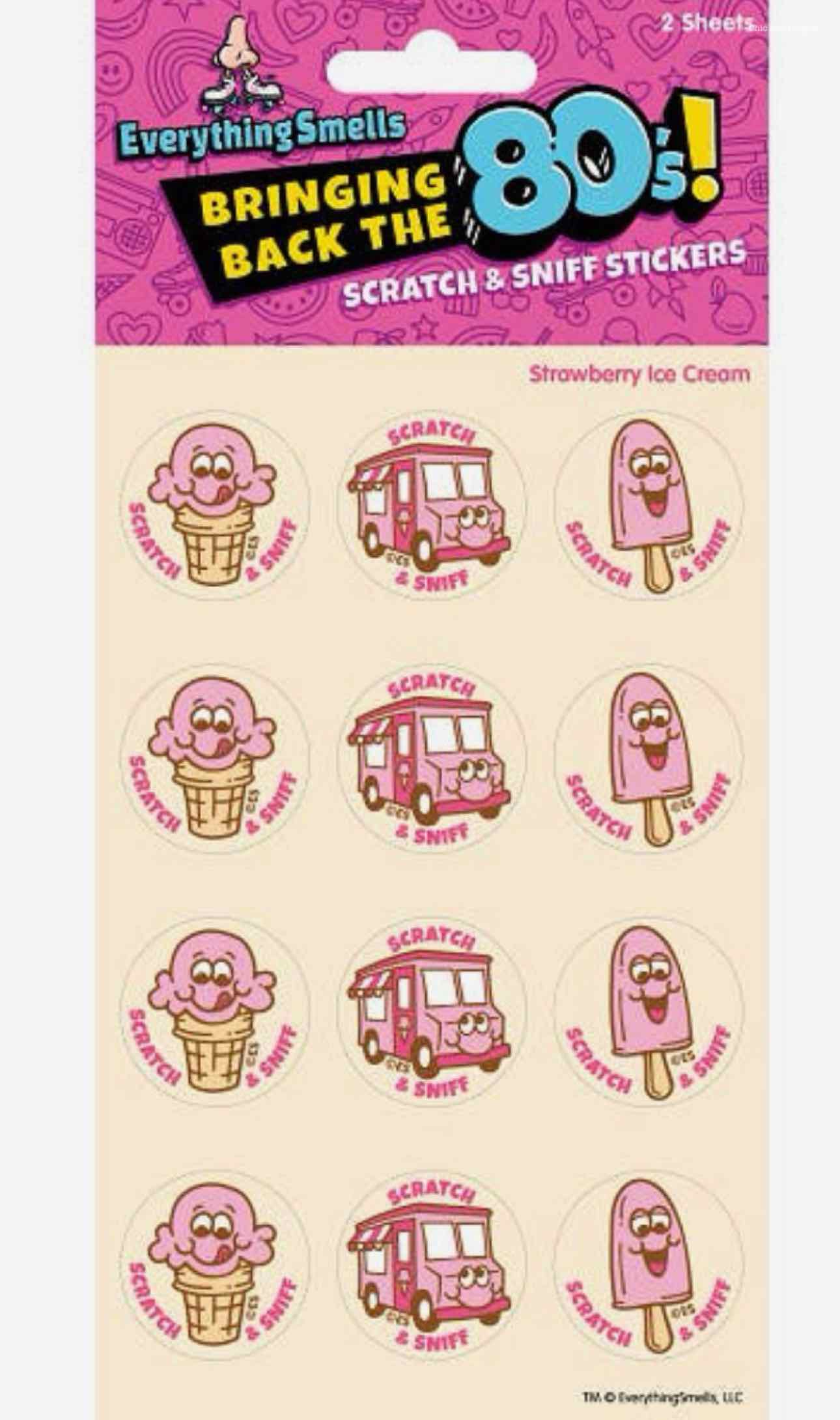 Scratch & Sniff Stickers 2-Pack Stationary
