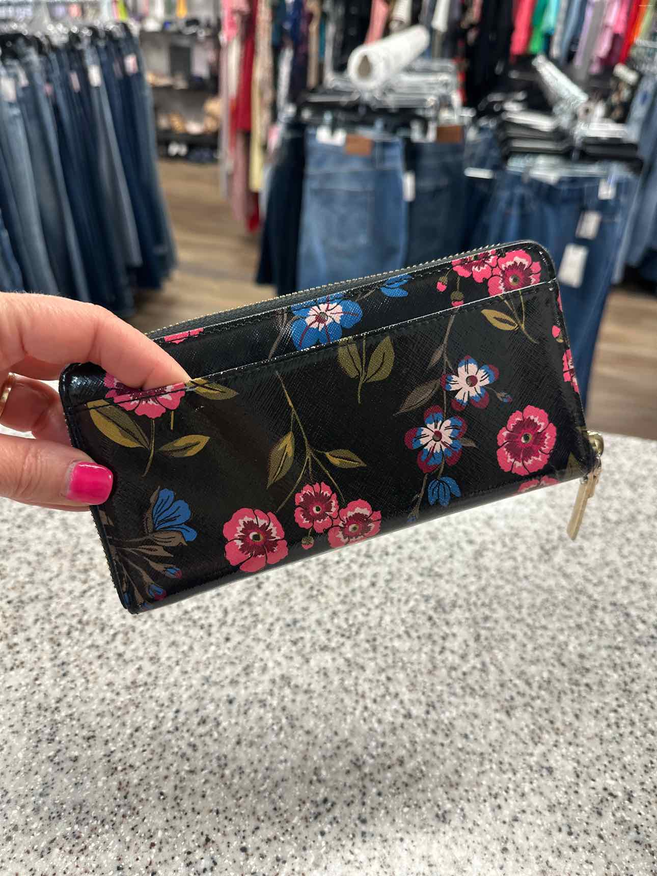 Kate Spade Cameron Street Meadow Lacey Long Floral Zippy Wallet