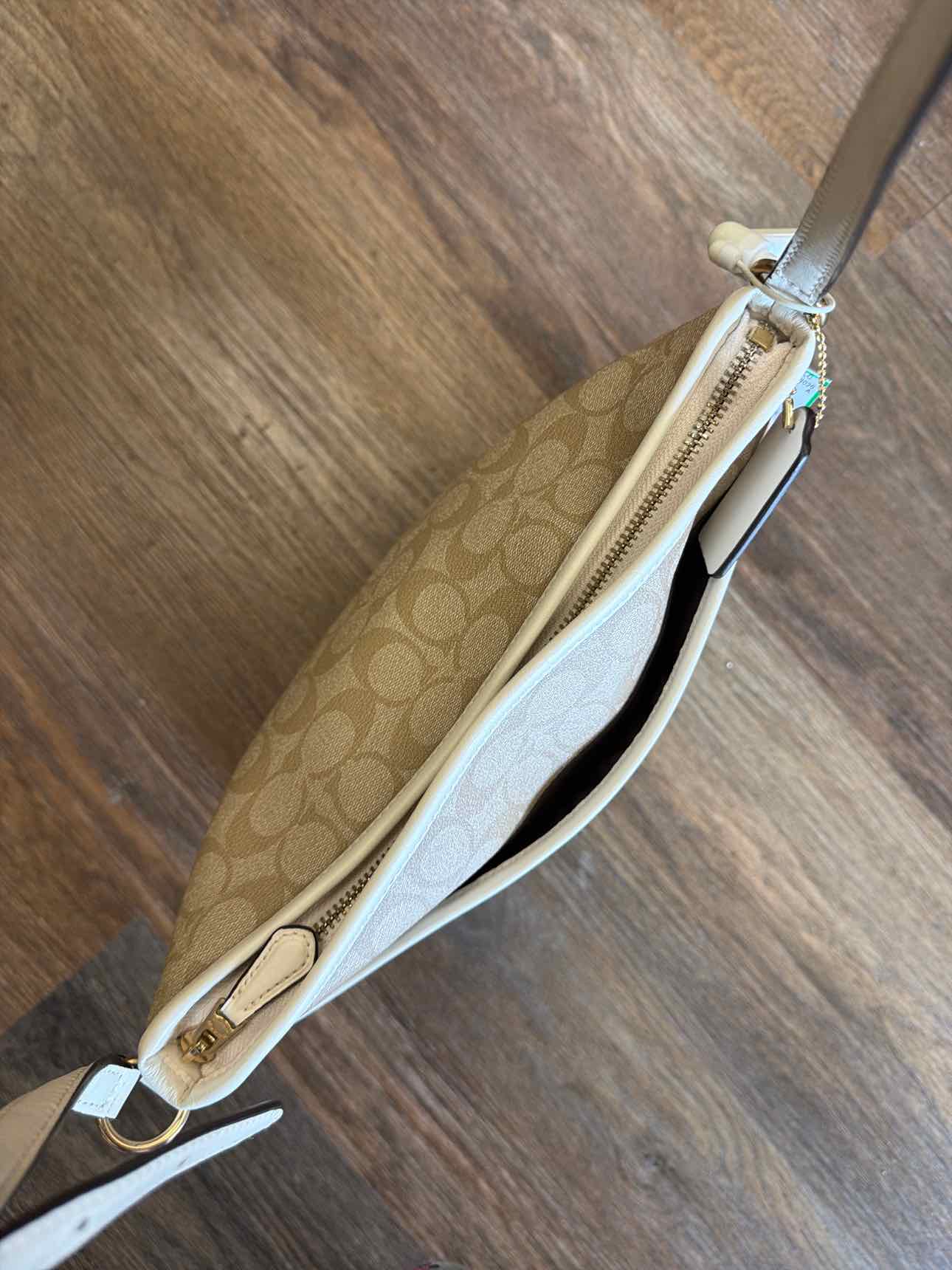 Coach Signature PVC Crossbody Tan Handbags