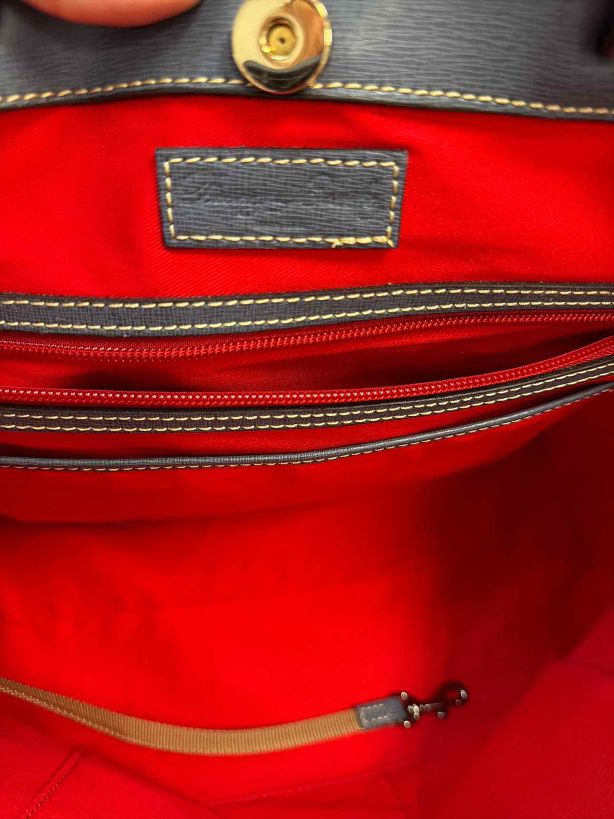 Dooney and Bourke Double Strap Tassel Graphite Tote Grey Graphite Handbags NWT