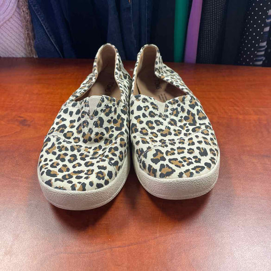 TOMS Alpargata Leopard Print Slip-On Shoes Size 7