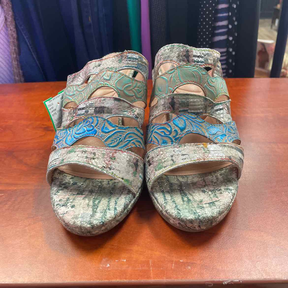L'Artiste Aurielle Spring Step Slide Sandals Size 40