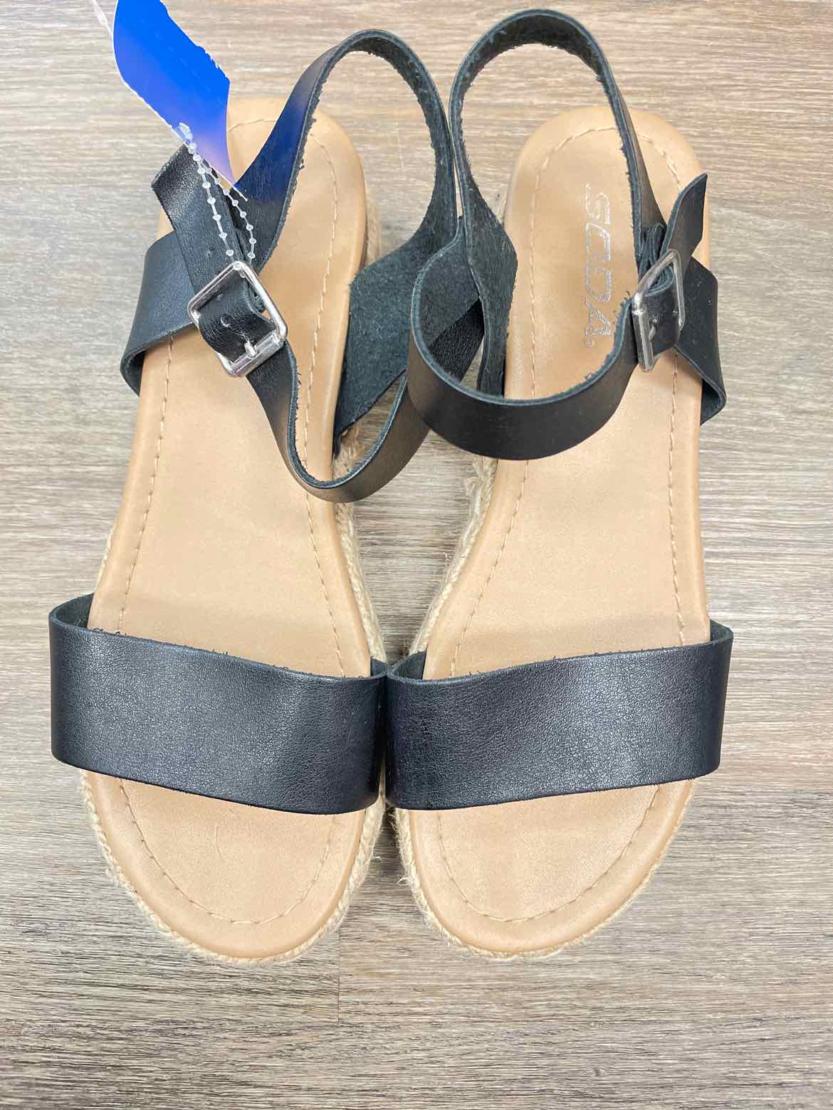Soda Size 7.5 Black Shoes