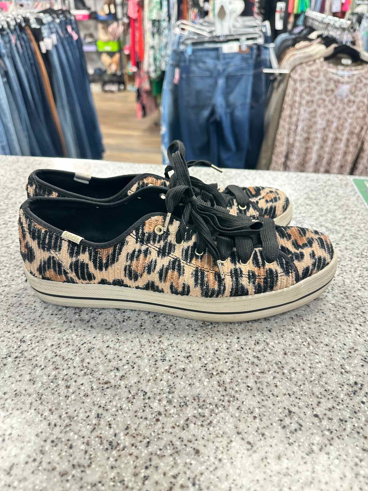 Keds for Kate Spade Size 10 Leopard Brown/Black Shoes