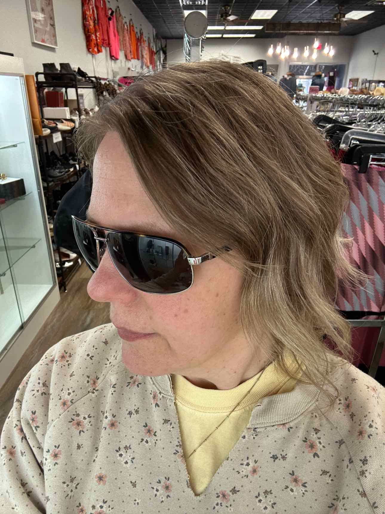 Gucci Brown Aviator Tortoise Shell Sunglasses