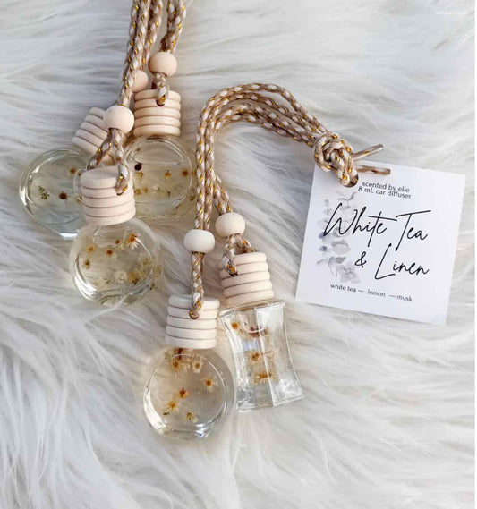 White Tea & Linen Car Diffuser