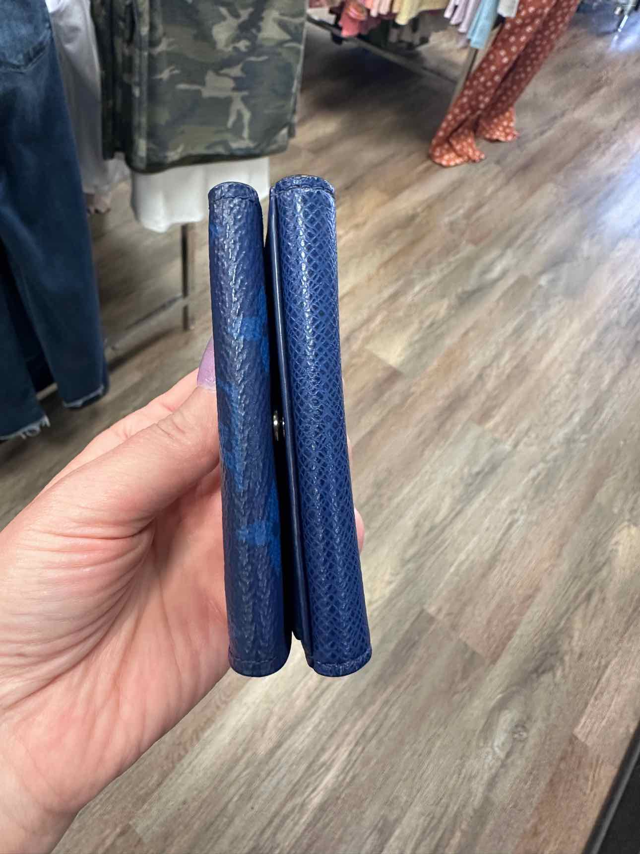 Louis Vuitton Size XS Discovery Compact Blue Tiagarama Trifold Wallet