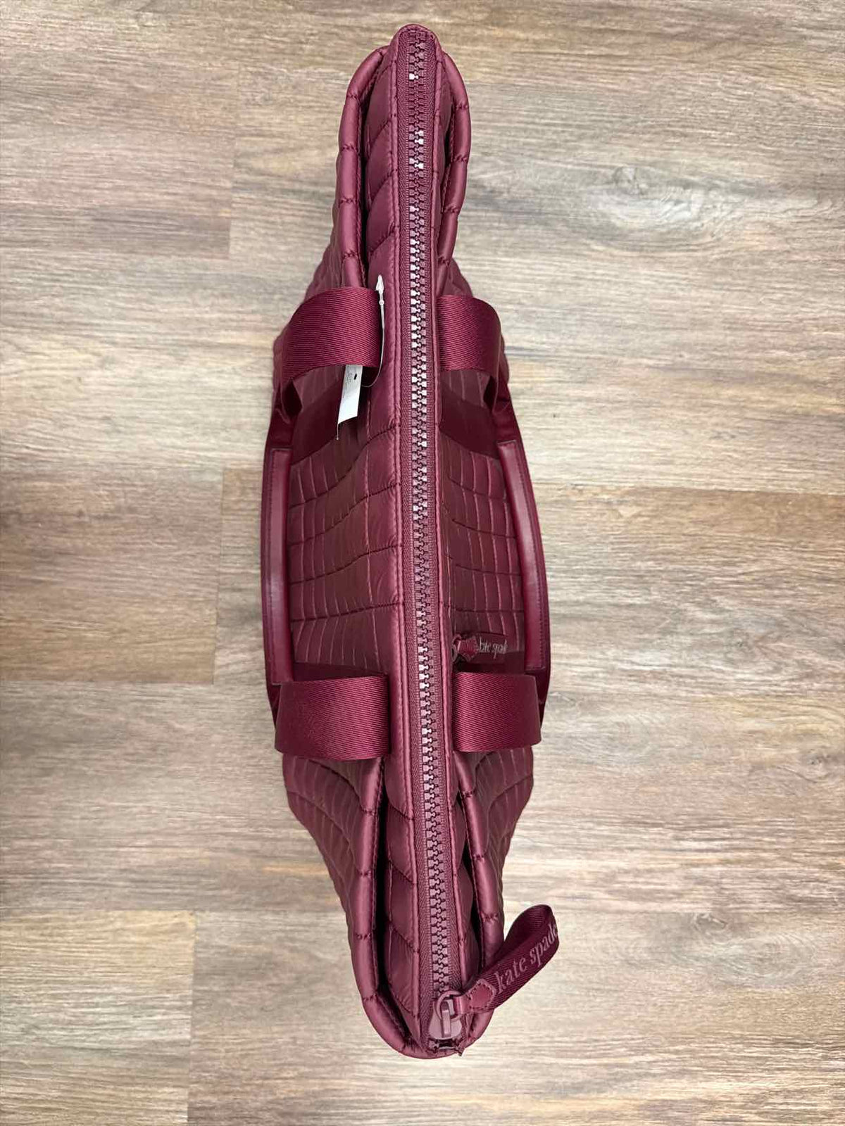 Kate Spade Maroon Camden Quilted Tote Handbag NEW NWT