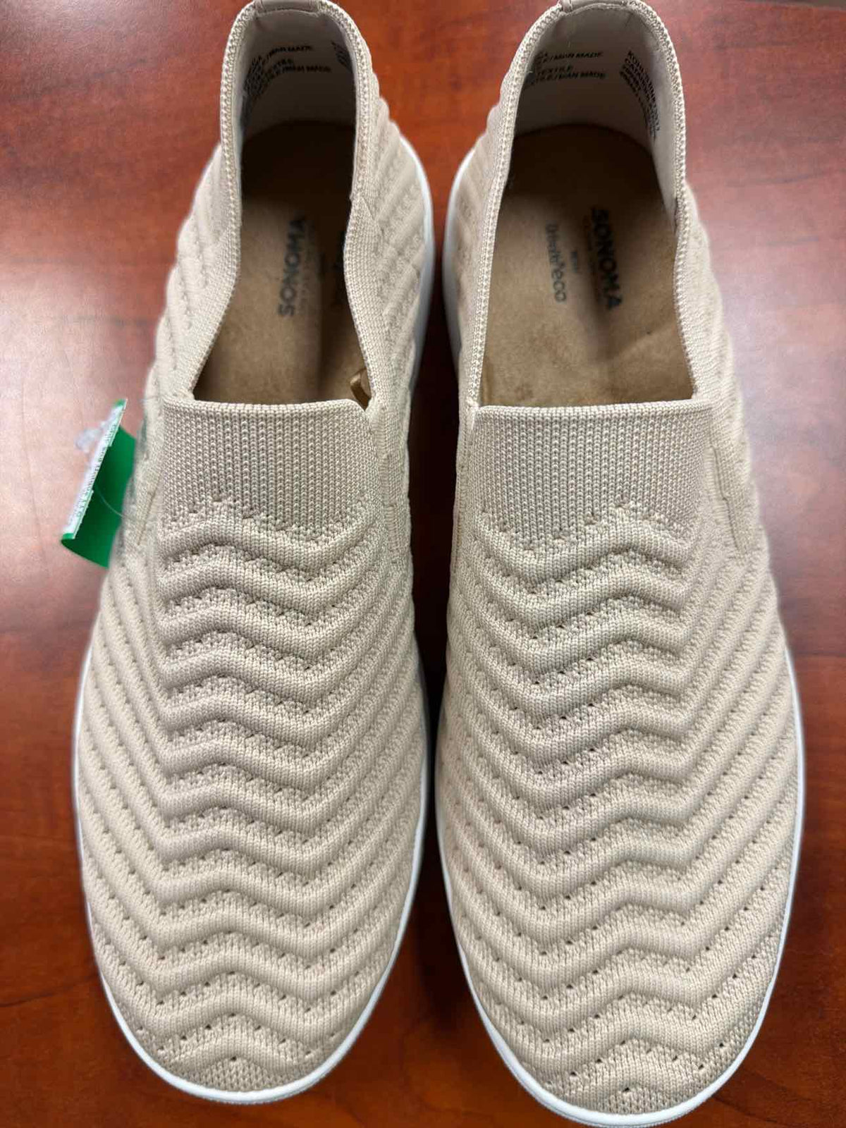 Sonoma Goods For Life Catahoula Women's Taupe Slip-On Shoes Size 10