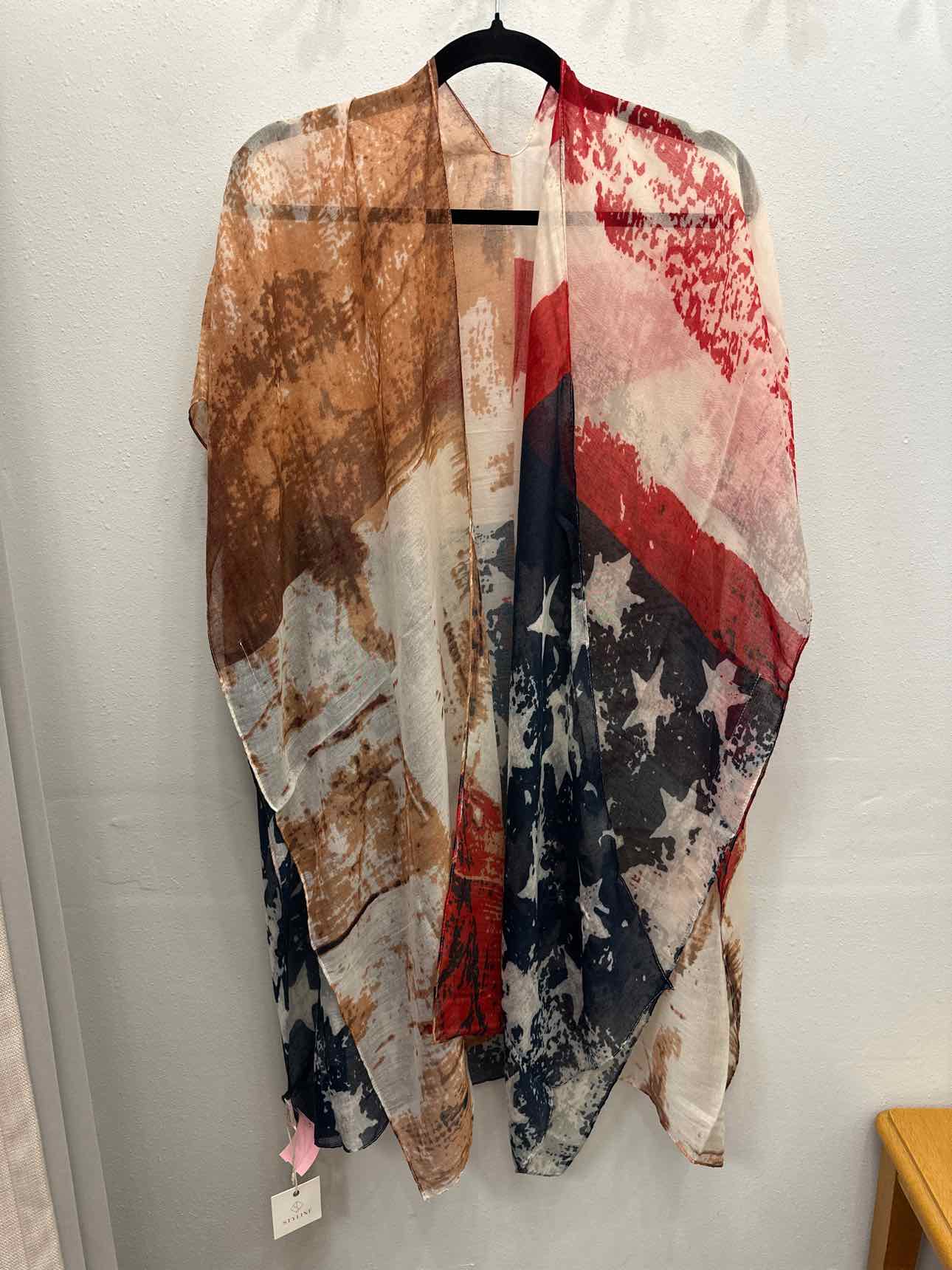 Vintage USA Patriotic Kimono