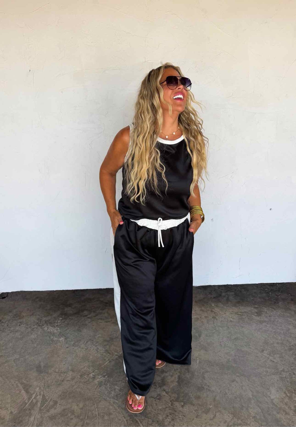First Class Scuba Top and Jogger Pants Set