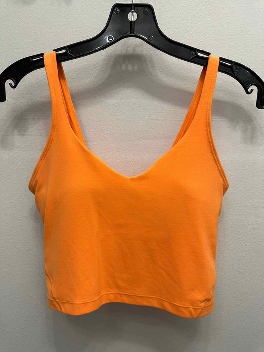 Lululemon Align Tank Built in Bra Size 6 Tangerine Tank