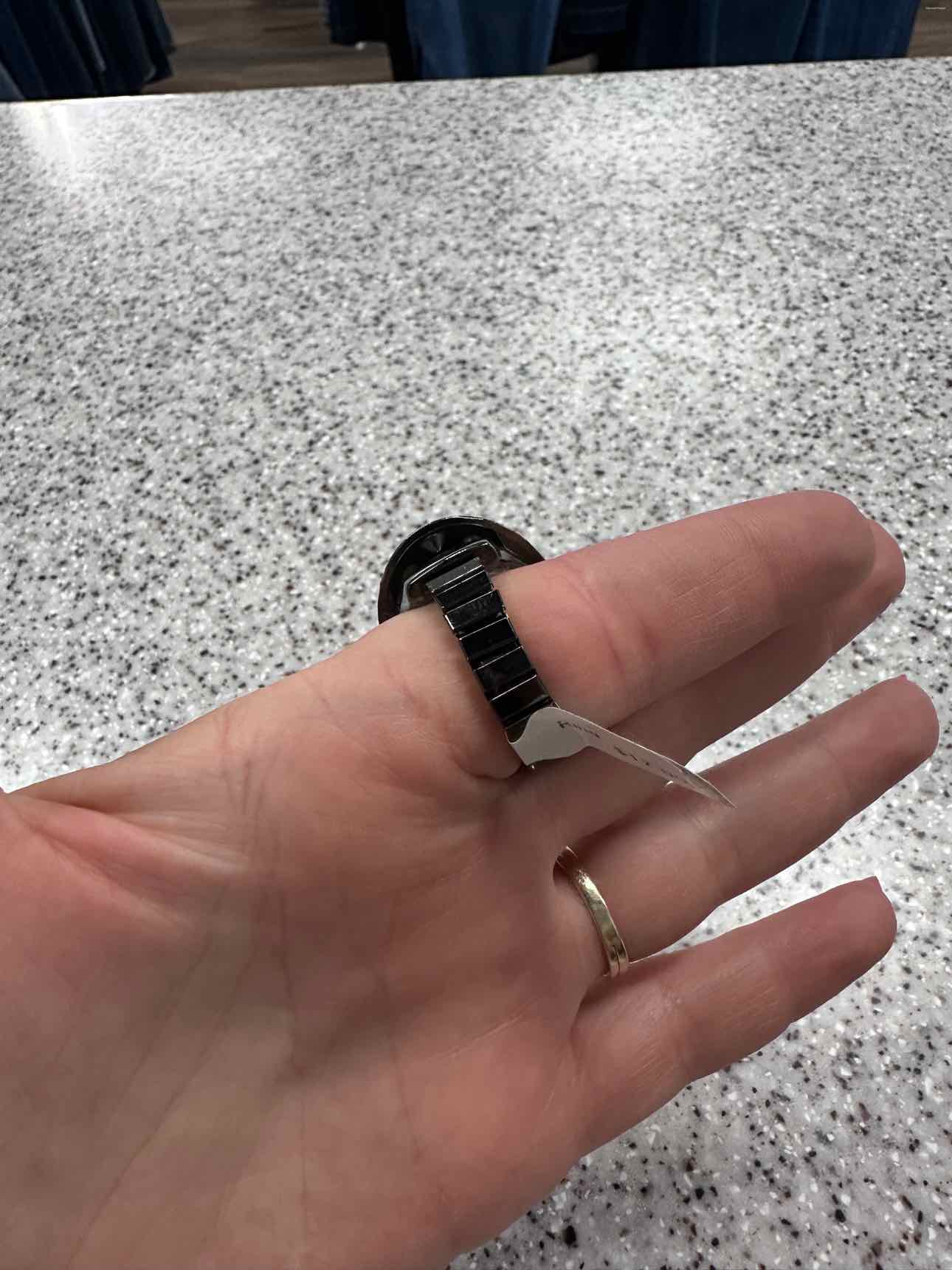 Chicos Stretch Clock Ring
