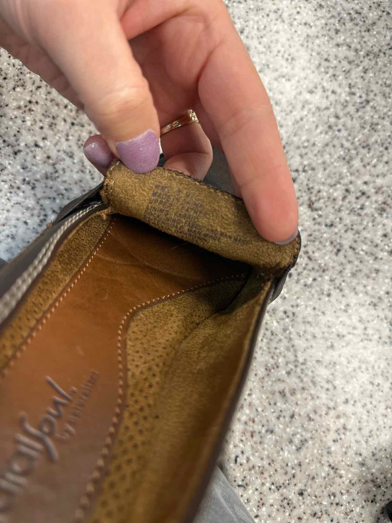 Natural Soul Size 8 Dark Brown Shoes