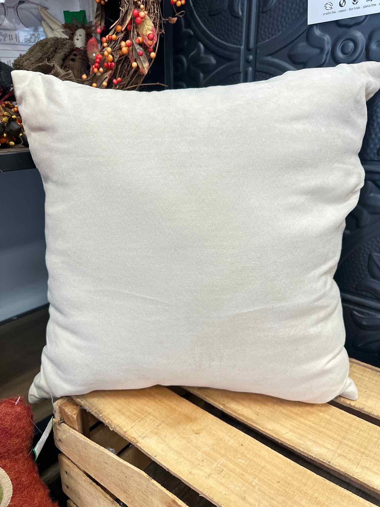 Fall Pumpkins Stuffed Pillow, 17"x17" Home Decor